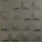 Ekena Millwork 19 5/8in. W x 19 5/8in. H Tristan EnduraWall Decorative 3D Wall Panel Covers 2.67 Sq. Ft. WP20X20TNISG - alternate 1